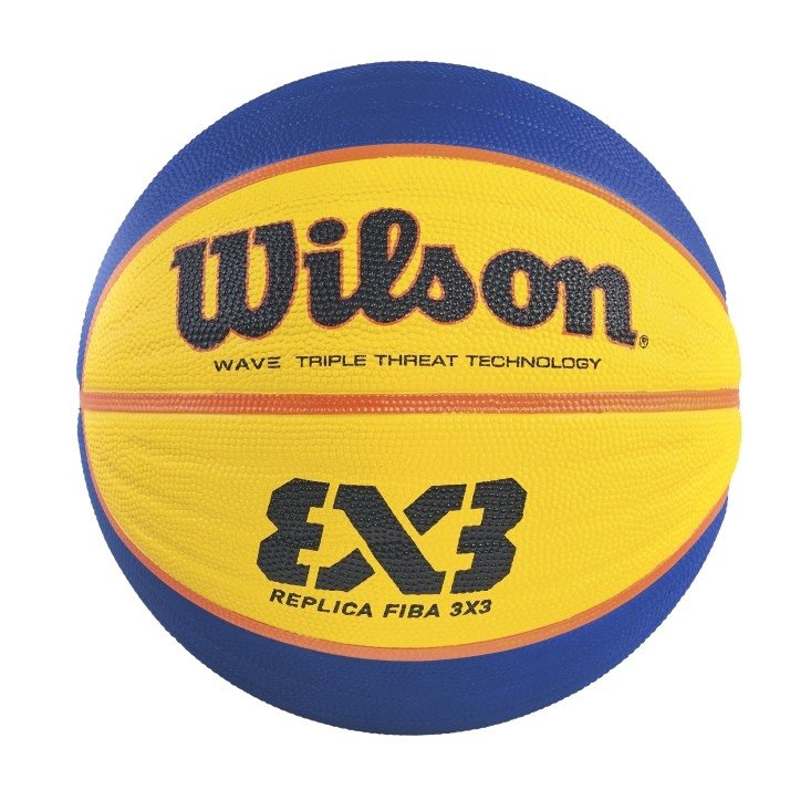 BASKETBALL WILSON FIBA 3x3 REPLICA WTB1033XB blue/yellow SPORT \ TEAM
