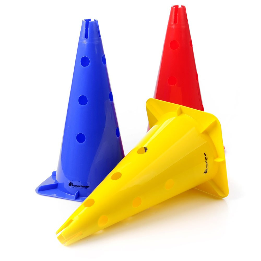METEOR CONE WITH HOLES 46 cm red ACCESSORIES \ SCHOOL \ CONES AND