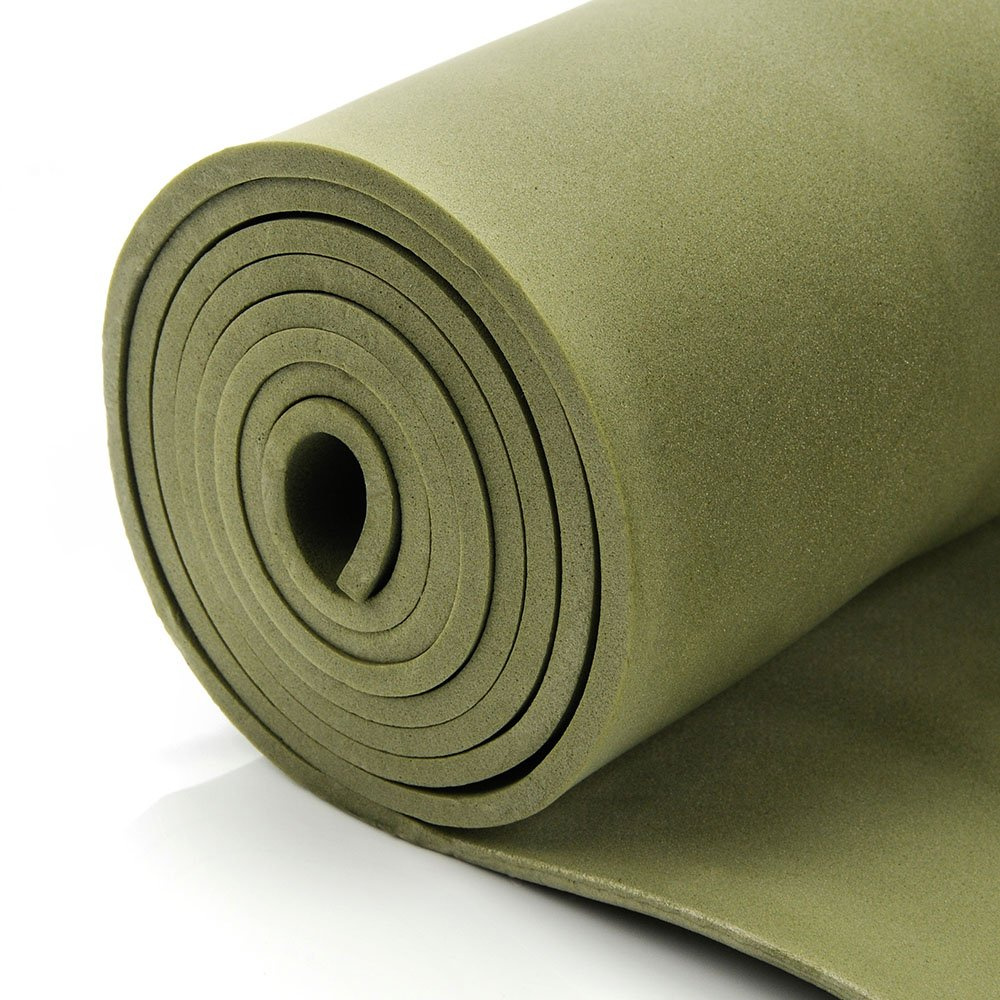 EVA FOAM CAMPING MAT METEOR 180x50x0,5 cm green TOURISM \ SLEEPING