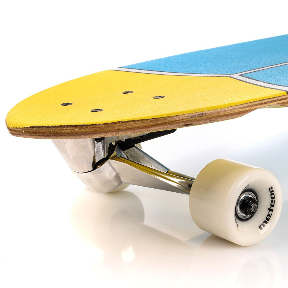 SKATEBOARD METEOR CRUISER Blue Yellow CATEGORIES \ Skate