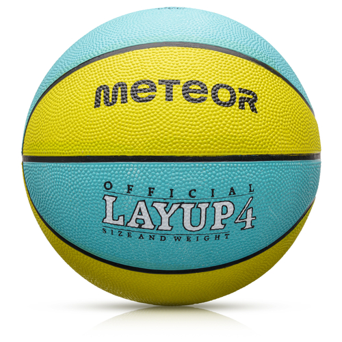 Basketball Meteor Layup 4 yellow / blue